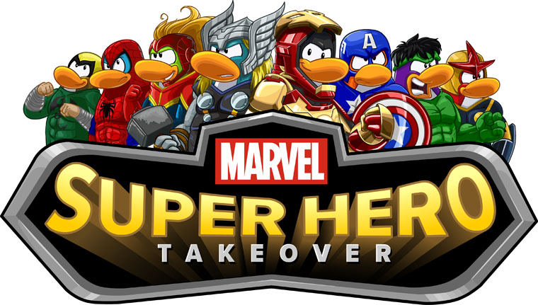Club Penguin Marvel Super Hero Takeover Event