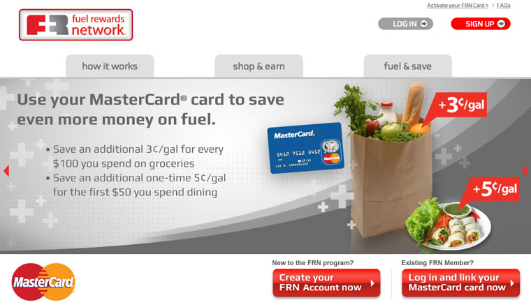 Fuel Rewards Network FRN and MasterCard Join to Save You Money on Gas