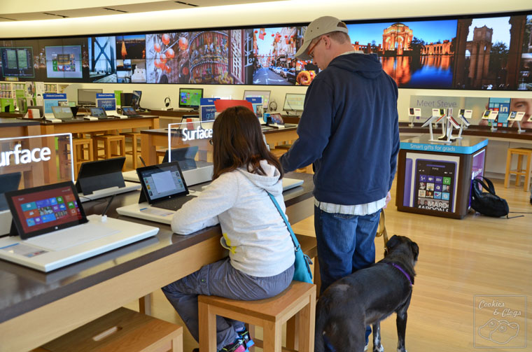 Microsoft Retail Store in Palo Alto California
