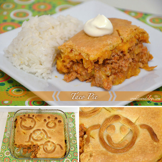 Taco Pie Recipe By Cookies and Clogs - Recipe of the Day on Circle of Moms