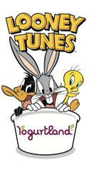 Yogurtland 2013 Summer Yogurt Promotion - Looney Tunes Flavors, Items, Cups, Spoons