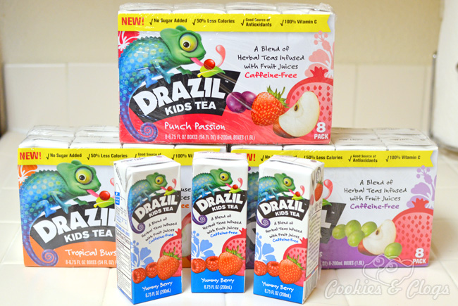Drazil Kids Tea Juice Box for school lunch