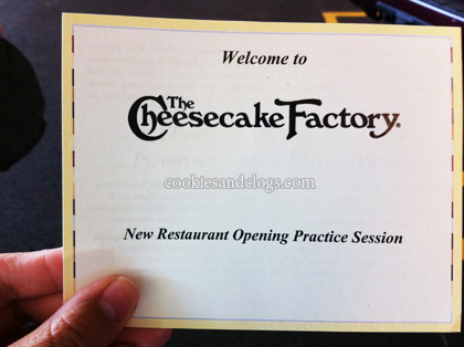 Cheesecake Factory San Mateo, California Soft Opening