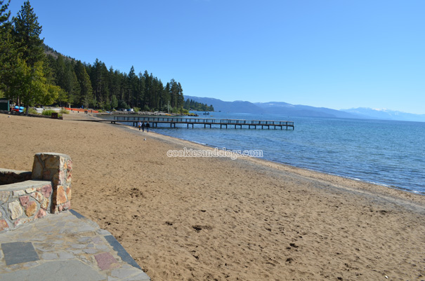 Kings Beach on the north shore of Lake Tahoe, California
