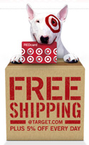 Target RED card offers free shipping and 5% discount