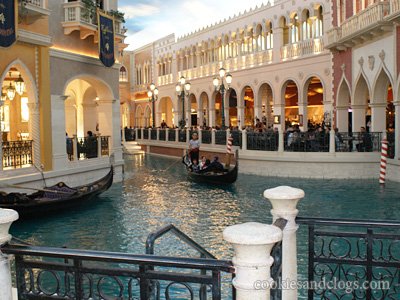 Gondola ride in Venetian in Las Vegas Nevada