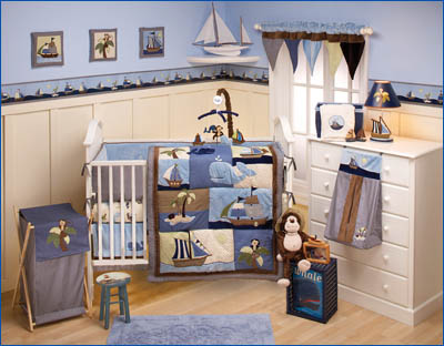NoJo Infant Toddler Bedding Collection - Ahoy Mate