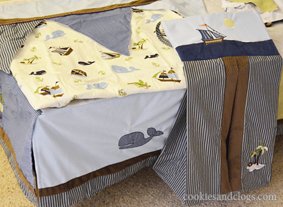 NoJo Infant Baby Toddler Bedding Collection - Ahoy Mate