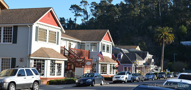 Town of Cambria on the Central California Coast