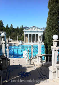 Hearst Castle Historical State Park in San Simeon in Central California
