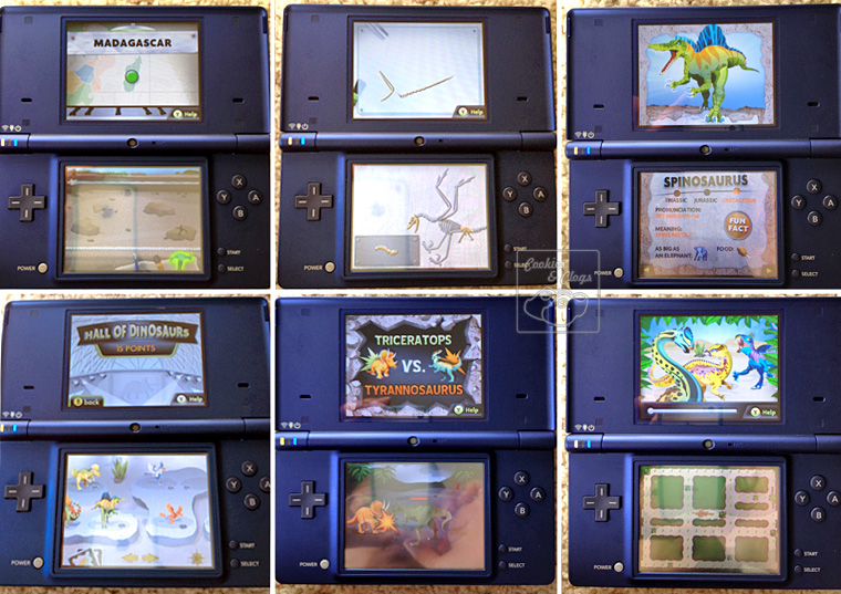 Scholastic Nintendo DS game My Amusement Park Digging for Dinosaurs Screenshots 2-pack video