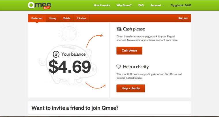 QMee Search Service with Cash Rewards