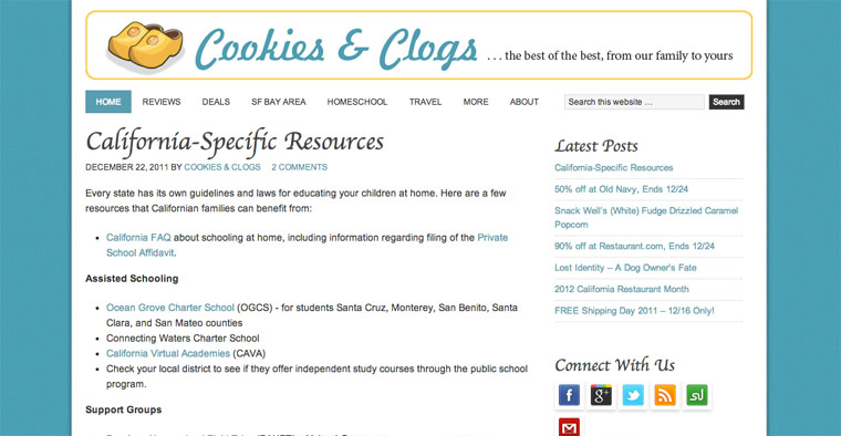 Cookies & Clogs Screenshot 12-2011