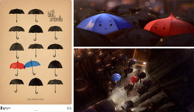 The Blue Umbrella Disney Pixar Animated Short Film Shown with Monsters University, directed by Saschka Unseld