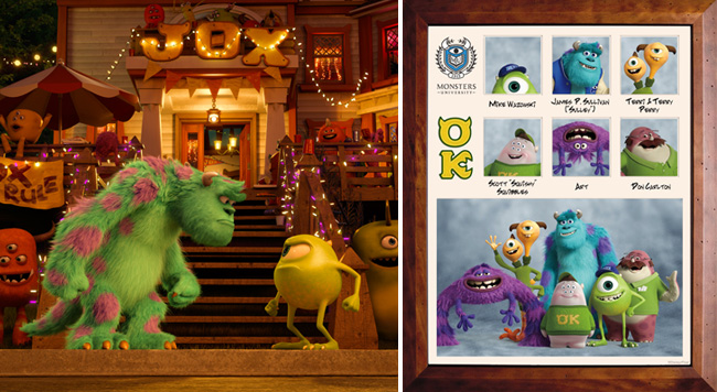Monsters University Movie Disney / Pixar Prequel to Monsters Inc.