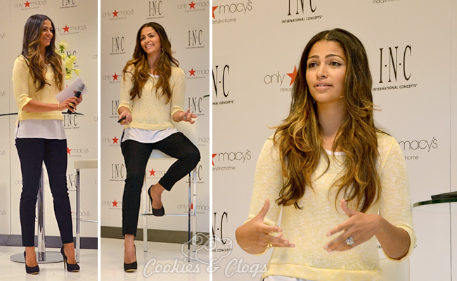 Macys INC Bedding Fashion Bedroom Collection Event with Model Camila Alves and HGTV Vern Yip