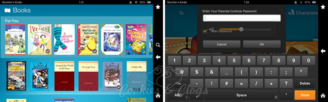 Amazon Kindle Fire HD w/ Kindle FreeTime Parental Control App for Children