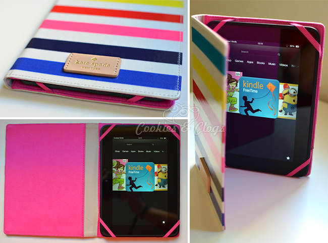 Amazon Kindle Fire HD w/ Kindle FreeTime Parental Control App for Children w/ Kate Spade Cover