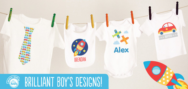 Bright Star Kids Personalized Gifts for Boys #GiftsByBSK