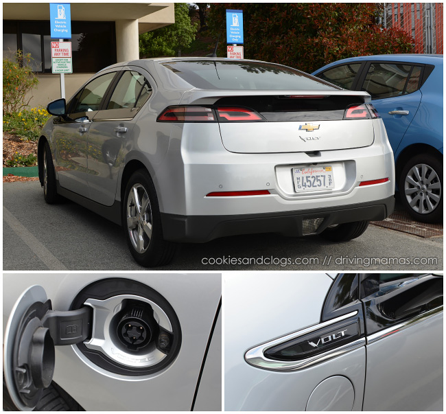 How to charge a plug-in electric vehicle (EV) animated gif featuring a 2014 Chevy Volt #Cars