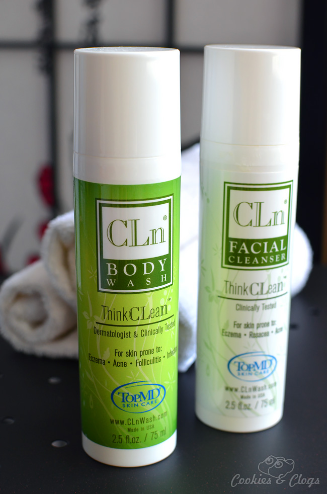 CLn Skin Care Products - CLn Body Wash and CLn Facial Cleanser Review #MC #CLnSkinCare #Sponsored