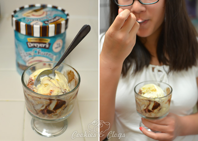 Girl eating ice cream - Dreyer's "A Reason to Smile" campaign for Operation Smile #ReasontoSmile #ad