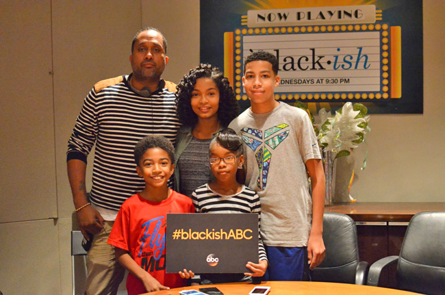 black-ish Interview with Kenya Barris and cast (kids)