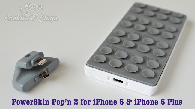 PowerSkin Pop'n 2 External Battery for iPhone 6 and iPhone 6 Plus