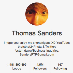 Thomas Sanders – Narrates people's lives in Story Time video compilation from Vine