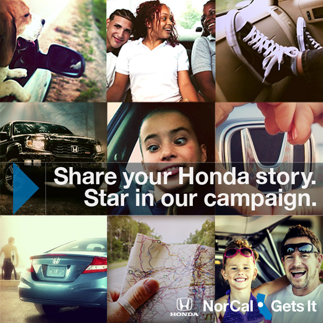 Share Your Honda Story for the #NorCalGetsIt Campaign