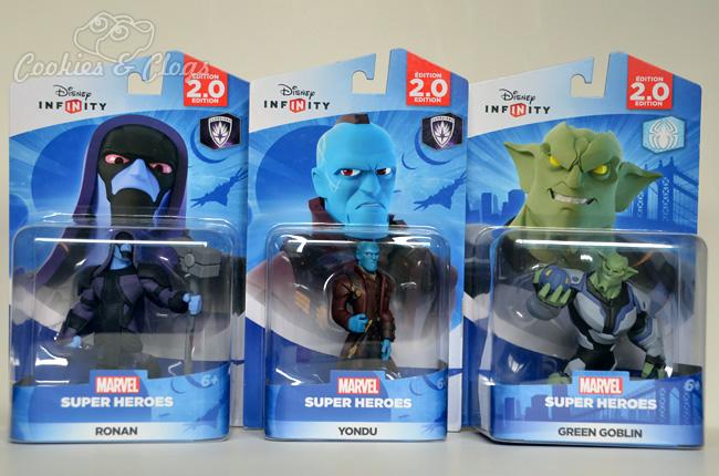 Disney Infinity 2.0 baddies – Yondu, Ronan, Green Goblin