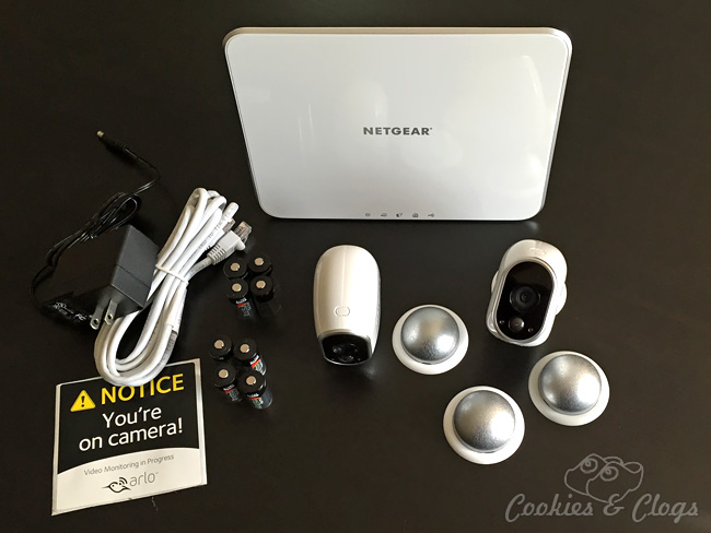 Technology | Gadgets | The Arlo Smart Home Security Camera System by NETGEAR is easy to install and has a handy app. Check out this home security review and see if this camera system is right for your home. Installation tips, cloud storage price, and comparison of other services included.