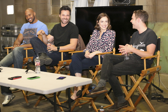 TV Series | Marvel’s Agents of SHIELD cast interview with Iain De Caestecker, Elizabeth Henstridge, Brett Dalton, Henry Simmons, and Adrianne Palicki and episode 218 preview. What they said was hilarious! No spoilers!