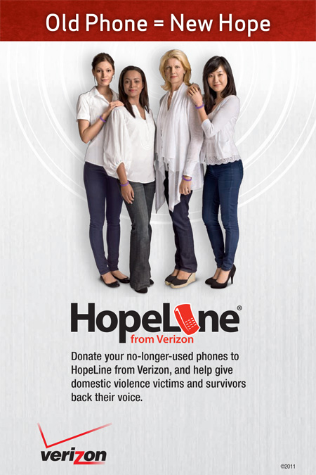 Celebrate Earth Day 2015 by recycling or donating your old used devices included cell phones. Get a gift card or credit at Verizon Wireless or donate to HopeLine, a program to support victims of domestic violence.