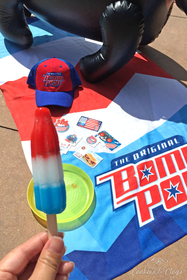 Summer | Frozen Treat | See how we enjoy summer, sun, fun, and friends with Bomb Pop by the pool.