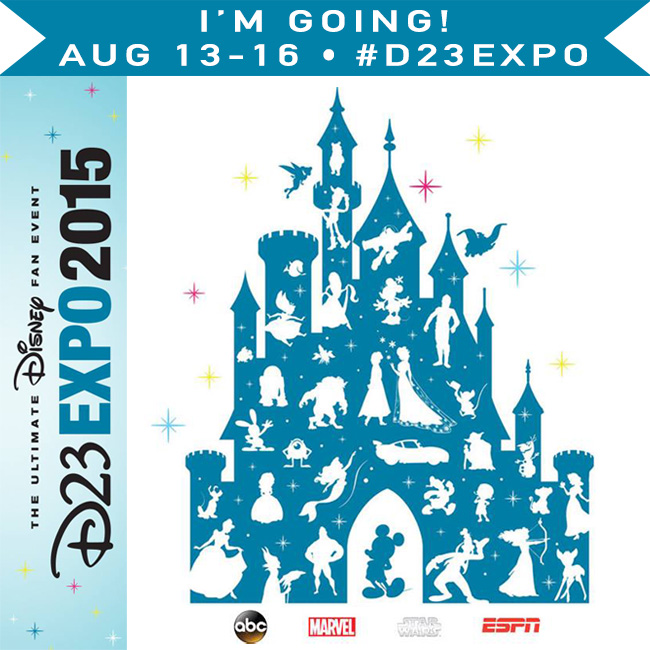 Blogger Badge for D23 Expo 2015 and Disneyland 60th Celebration #D23Expo #Disneyland60