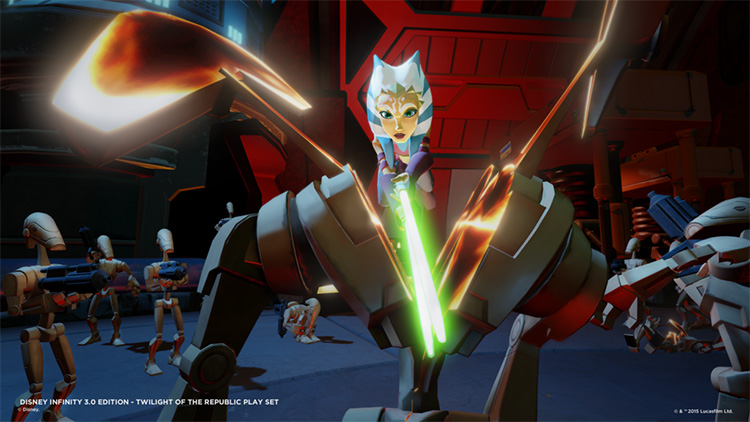 Video Games | Technology | Disney Infinity 3.0 Edition Starter Pack comes with the Twilight of the Republic Play set, Ahsoka, and Anakin Skywalker. See this family friendly review.