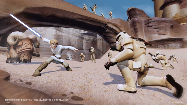 Video Games | The Disney Infinity 3.0 Star Wars Rise Against the Empire Play Set is the best Star Wars Play Set yet. We loved playing Leia and Luke. The other playable character figures and power disc set are fantastic!