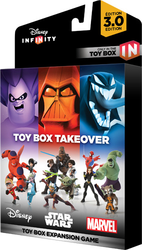 Video Games | Technology | Enjoy your Disney, Pixar, Marvel, and Star Wars character figures in the new Disney Infinity 3.0 Expansion Games. Toy Box Takeover has missions to complete.