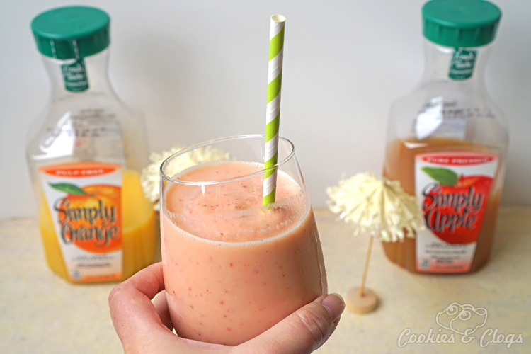 Recipes | Health | This super easy pineapple strawberry smoothie recipe only requires five ingredients and is nut, sweetener, and gluten free. The added yogurt makes this frozen beverage hearty enough as a standalone breakfast smoothie.