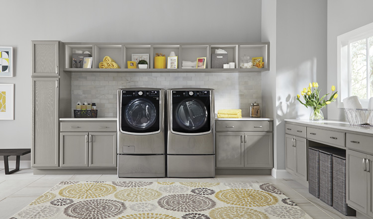 Home | Technology | Cleaning | New ENERGY STAR Certified washers and dryers can save the earth when it comes to consuming less energy and water. Models like the LG Twin Wash and Sidekick from Best Buy can also save you time and money by washing two loads at once.