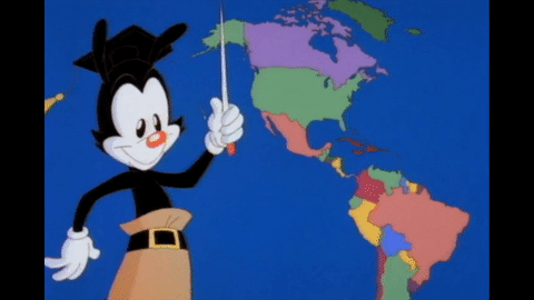 Cookies & Clogs | Entertainment | Television | Trying to figure out what to do with the kids this summer to prevent summer slide? Try watching these nine kids shows to enjoy and learn. Animaniacs World Song GIF