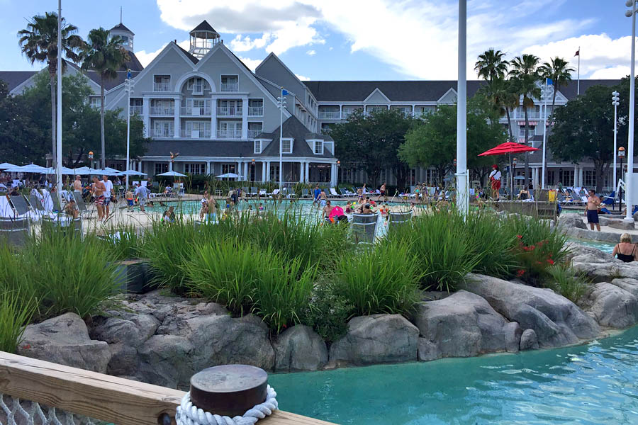 Cookies & Clogs | Travel | If you are staying at Walt Disney World with kids, then Disney's Beach Club Resort is perfect. It's a deluxe level resort with nice rooms, an amazing pool (pics inside), and plenty of tasty food options. Get all the info as well as how they deal with food allergies like eating gluten free for celiacs, look here! Stormalong Bay