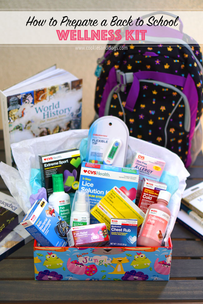 Cookies & Clogs | Health | Parenting | It's time for the kids to head back for another school year. See how to prepare your own back to school wellness kit to keep the whole family healthy when facing colds, bug bites, injuries, etc.