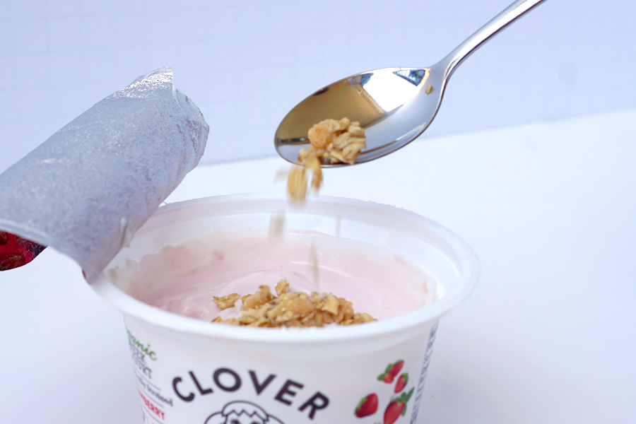 Cookies & Clogs | Food | We use Clover milk, organic greek yogurt, and craft ice cream since it tastes good, is GMO and rBST free, is local and family-owned, and since it comes from happy California cows! Why do you Choose Clo?