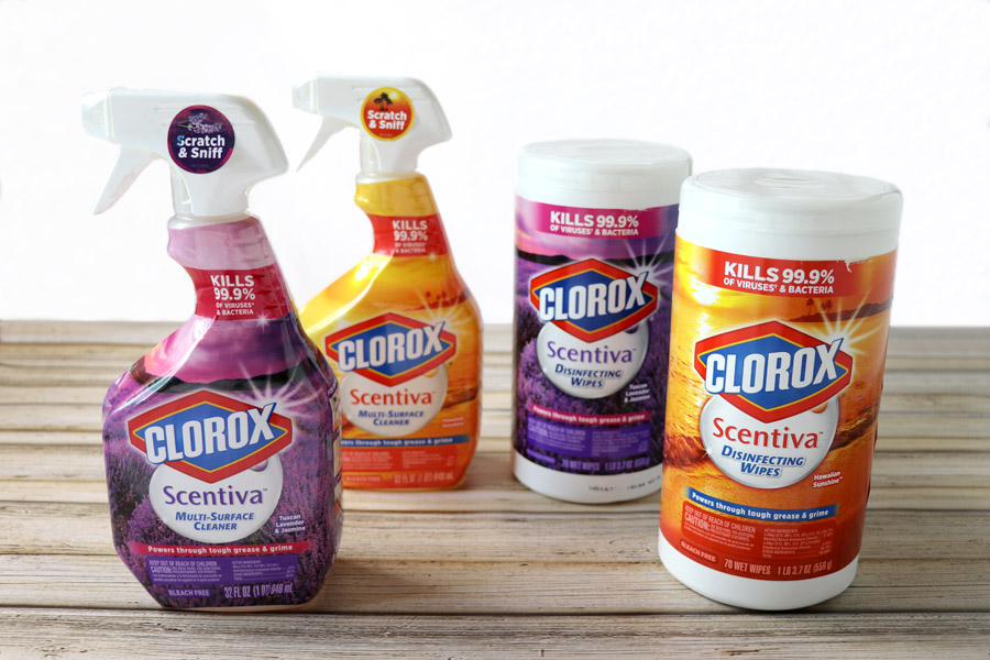 Cookies & Clogs | See how parents can find more time for date night by saving time while cleaning with Clorox Scentiva Disinfecting Wipes and Clorox Scentiva Multi-Surface Cleaner.