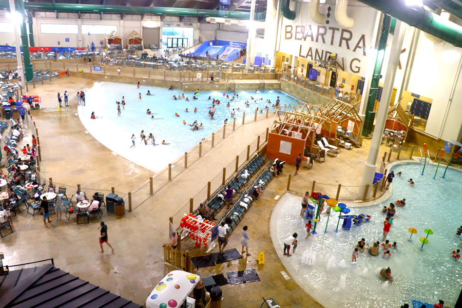 Cookies & Clogs | Great Wolf Lodge in Garden Grove, CA indoor water park review with information on activities, dining, lodging, shopping, and more. Indoor water park overview.