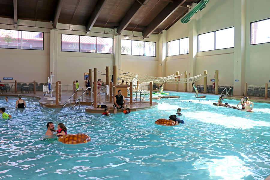 Cookies & Clogs | Great Wolf Lodge in Garden Grove, CA indoor water park review with information on activities, dining, lodging, shopping, and more. Activity pool