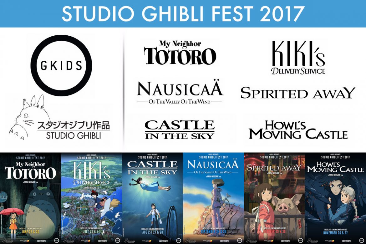 Studio Ghibli Fest 2017 Starts Next Month w/ Six Hayao Miyazaki Films