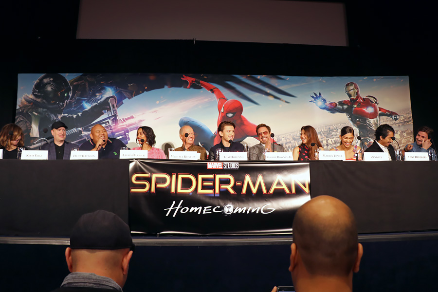 Cookies & Clogs | First-Cookies & Clogs | First-hand footage from Marvel's Spider-Man Homecoming Press Junket / Conference in New York, NY at the Whitby Hotel on June 25, 2017 with Tom Holland, Robert Downey Jr., Michael Keaton, Zendaya, Kevin Feige, Jon Watts, and more.